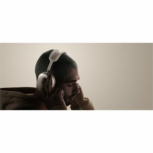 Apple AirPods Max 无线 挂耳式, 头戴式 立体声 耳机 - 星光色 - Siri - 双声道 - 头戴护耳式 - 蓝牙