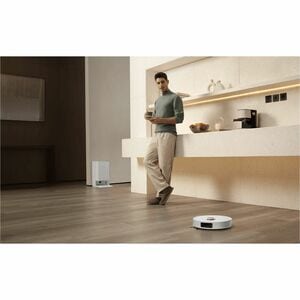Xiaomi D109GL Bagged Cordless Robot Vacuum Cleaner - 4 L Water Tank Capacity - Brush, Filter, Pet Hair Brush, Mop Pad - Pe