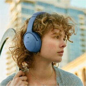 Bose QuietComfort Wired/Wireless Over-the-head, Over-the-ear Stereo Headset - Blue Dusk - Binaural - Circumaural - 900 cm 