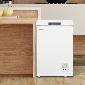 Freezer Hisense FT125D4AWE 95 L Petto - Installazione libera - Bianco - Acciaio, Metallo - 95 L Capacità freezer netta - E