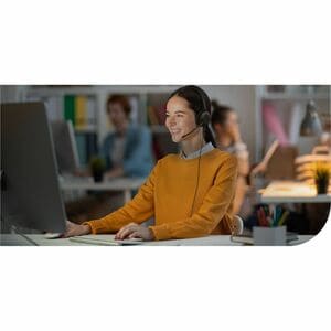 Yealink USB Wired Headset - Microsoft Teams Certification - Mono - USB Type A, USB Type C - Wired - 32 Ohm - 20 Hz to 20 k