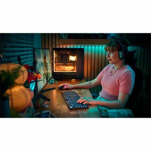 Logitech G G915 X LIGHTSPEED Gaming Keyboard - Wired/Wireless Connectivity - USB Interface - RGB LED - English (US) - Whit