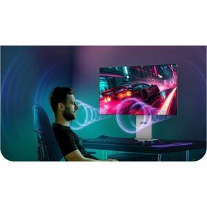 LG UltraGear 32GS95UV-W 32" Class 4K UHD Gaming OLED Monitor - 16:9 - White - 31.4" Viewable - OLED - 3840 x 2160 - 1.07 B