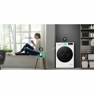 Lavatrice/asciugatrice LG D4R7011TSWG Caricamento Frontale 11 kg - 6 kg Trocknen - Bianco - Funzione vapore - 1400 Velocit