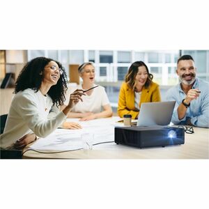 Optoma ZU607TST 3D Short Throw DLP Projector - 16:10 - Black - High Dynamic Range (HDR) - Front - 30000 Hour Normal Mode -