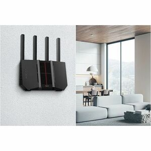 Asus RT-BE92U Wi-Fi 7 IEEE 802.11 a/b/g/n/ac/ax/be Ethernet Wireless Router - Tri Band - 2.40 GHz ISM Band - 6 GHz UNII Ba