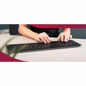 CHERRY JG-91 Teclado - Sem fios Conectividade - USB tipo A Interface - Português - Preto, Cinzento - Tesoura Interruptor d