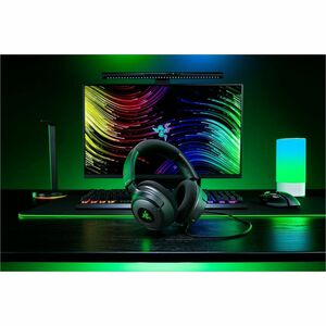 Razer Kraken V4 X Gaming Headset - Stereo - USB Type A - Wired - 32 Ohm - 20 Hz to 20 kHz - Over-the-head, On-ear - Binaur