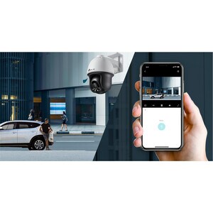 TP-Link VIGI C540 4 Megapixel Outdoor Network Camera - Colour - Dome - White - 30 m Infrared Night Vision - H.265+, H.265,