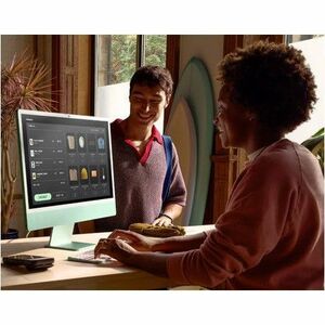 iMac 24in Retina 4.5K - Green - M4 (10C CPU / 10C GPU) - 16GB unified memory - 512GB SSD - Magic Mouse - Magic Keyboard wi