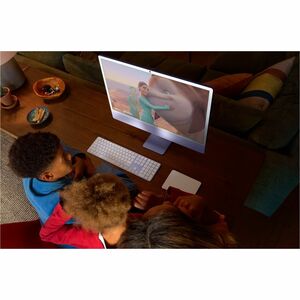 Ordinateur tout-en-un Apple iMac MWUF3FN/A - Apple M4 - 16 Go - 256 Go SSD - 61 cm (24") 4.5K - Bureau - Bleu - Apple M4 C