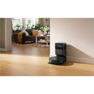 Robot Vacuum Cleaner Roborock Q5 Max+ senza filo - Nero - 60 W Motore - 770 mL Capacità polvere - Batteria - Batteria rica
