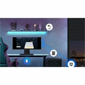 Monitor de juego OLED Samsung Odyssey OLED G8 S34DG850SL 34" Class UWQHD Pantalla curva - 21:9 - Plata - 86.4cm (34") View