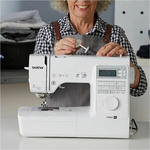 Brother TY600C Sewing Machine - 50 Built-In Stitches - Automatic Threading - Sewing, Home