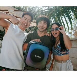 CAIXA DE SOM AIWA PARTYBOX PB-07 BLUETOOTH PRETA (AWS-PB-07