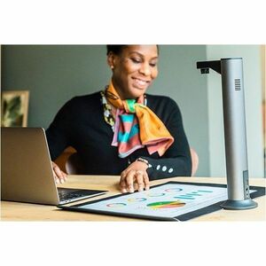 Scanner sans Contact I.R.I.S. IRIScan Desk 7 Pro - Résolution Optique 4912 x 3680 dpi - Couleur 24 bit - Couleur, Échelle 