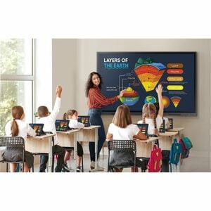 Samsung WA65D 1651 mm 4K UHD LCD Collaboration Display - Infrared (IrDA) - Touchscreen - 3840 x 2160 - 400 cd/m² - 1,200:1
