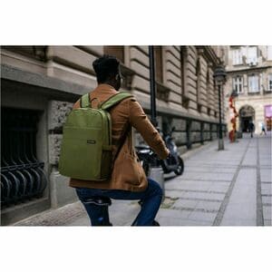 Kensington Simply Portable Lite Carrying Case (Backpack) for 40.6 cm (16") Notebook - Green - Water Resistant - 900D Polye