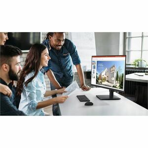 Samsung Essential S4 S24D406GAU 24 Zoll Class Full HD LED-Monitor - 16:9 Format - Schwarz - 61 cm (24 Zoll) Viewable - IPS