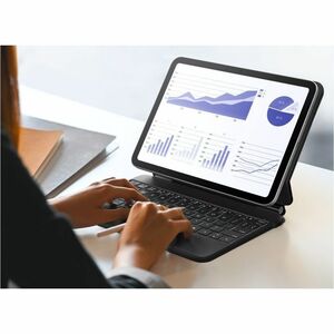 Belkin Connect Keyboard/Cover Case for 10.9" Apple iPad (10th Generation) Tablet - Anti-slip, Scratch Resistant - Faux Lea