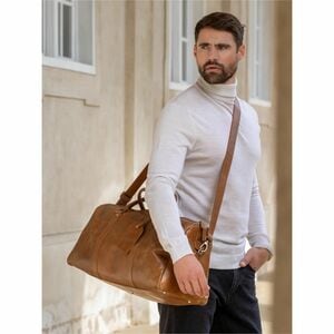 dbramante1928 ApS Kastrup 2 Carrying Case (Duffel) for 40.6 cm (16") Apple Travel Essential - Golden Brown - Full Grain Le