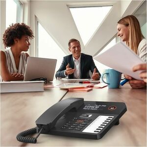 Gigaset DESK 800A Standard-Telefon - Wandmontierbar, Desktop - Anrufbeantworter - Freisprecheinrichtung - Hörhilfen-kompat