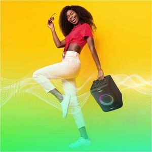 Panasonic SC-BMAX5 Portable Bluetooth Speaker System - 75 W RMS - Black - Battery Rechargeable - USB