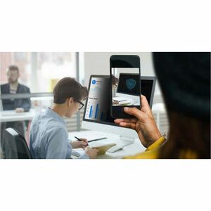 V7 ScreenSentry PS215W9AM Anti-glare Privacy Screen Filter - TAA Compliant - For 54.6 cm (21.5") Widescreen LCD Monitor, N