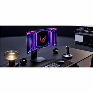 LG UltraGear 34GS95QE-B 34" (86.4 cm) Class UW-QHD Curved Screen Gaming OLED Monitor - 21:9 - True Black - 33.9" (86.1 cm)
