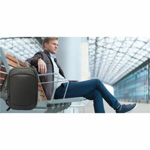 Sacoche de transport V7 CBP16-ECOE - Sac à dos Style pour 33,8 cm (13,3") à 40,6 cm (16") Ordinateur Portable - Noir - Rés