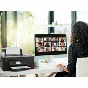Canon PIXMA G3590 Wired & Wireless MegaTank Inkjet Multifunction Printer - Colour - Black - Copier/Printer/Scanner - 4800 