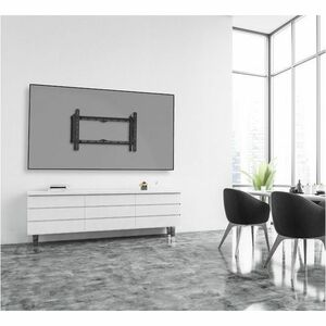 B-Tech Elements Wall Mount for Flat Panel Display, Display Screen - Black - Height Adjustable - 190.5 cm (75") Screen Supp