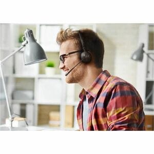 Jabra Engage 75 SE Wireless On-ear, Over-the-head Stereo Headset - Black - Microsoft Teams Certification - Binaural - Supr