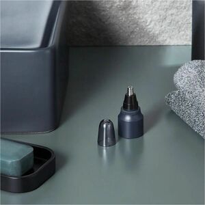 Panasonic Nose/Ear Hair Trimmer Attachment - 6.6 cm Height x 3.3 cm Width x 3.3 cm Depth - Black - Stainless Steel