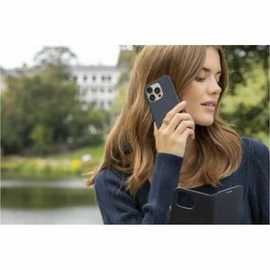 dbramante1928 ApS New York Carrying Case (Wallet) Apple iPhone 15 Pro Max Smartphone - Pacific Blue - Dust Resistant, Scra