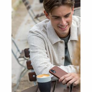 dbramante1928 ApS Roskilde Case for Apple iPhone 16 Smartphone - Dark Tan - 1 / Pack - Scratch Resistant, Drop Resistant, 