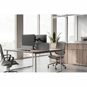 Bras support d'écran Neomounts NERO pour Moniteur - Noir - Réglable en hauteur - 1 Écran(s) supportés - 25,4 cm à 81,3 cm 