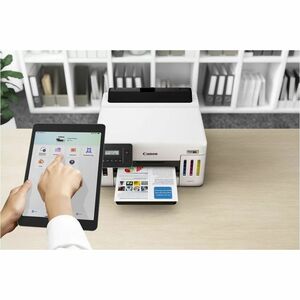 Canon GX5120 Wired/Wireless MegaTank Inkjet Printer - Color - 1200 x 600 dpi Print - Automatic Duplex Print - Ethernet - W