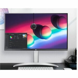 Monitor LED LG UltraFine 27UP850K-W 685,8 mm (27") Class 4K UHD - 16:9 - 68,6 cm (27") Viewable - Tecnologia In-plane Swit