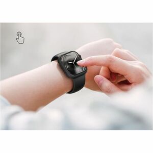 Belkin TemperedCurve 2-in-1 Screen Protector for Apple Watch Series 10 (42mm/black) Black - For OLED Apple Watch - Bump Re