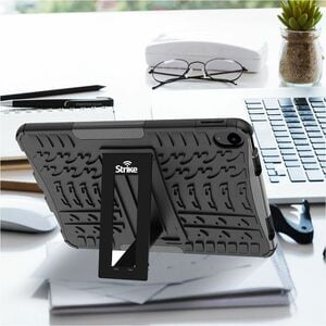 Strike Rugged Case for Apple iPad (11th/10th Gen) (Black) - For Apple iPad (10th Generation), iPad (11th Generation), iPad