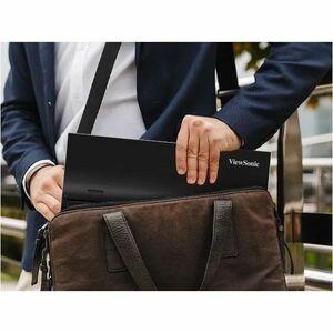 ViewSonic VA1653 16 Inch 1080p FHD IPS Portable Monitor with Eye Care, Built-in Stand, USB C, Mini HDMI, and Protective Ca