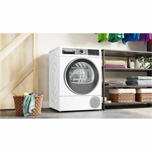 Asciugatrice elettrica Bosch WQG245C0IT Caricamento Frontale Condensatore - Bianco