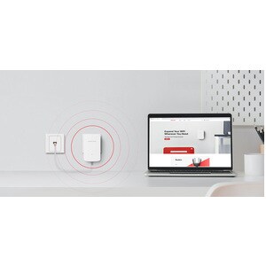 Range extender wireless Mercusys ME10 - Mono banda - IEEE 802.11b/g/n - 300 Mbit/s - 2,40 GHz - 1 x Rete (RJ-45) - Fast Et