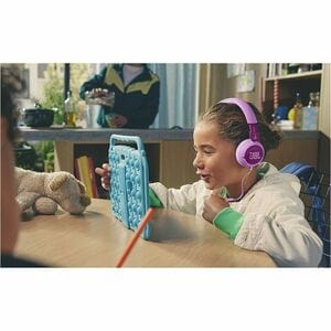 JBL Junior 320 Wired Over-the-head, On-ear Stereo Headset - Purple - Binaural - Supra-aural - 34 Ohm - 20 Hz to 20 kHz - M