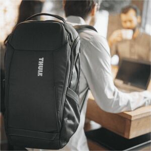 Thule Accent TACBP2216 Carrying Case (Backpack) for 10.5" to 16" Apple MacBook - Black - 1680D Polyester Body - Shoulder S
