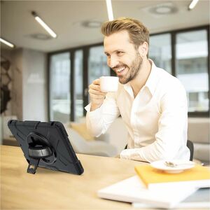 Funda rígida con soporte para iPad® de 10.2" (8ª y 9ª Gen) - Amortiguador, Resistente a Golpes, Resistente a Caídas, Resis