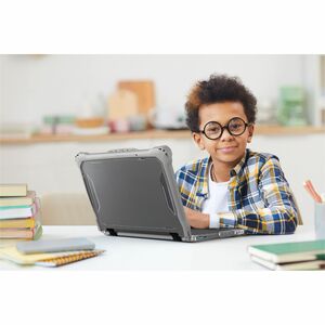 MAXCases Extreme Shell-FL3 Slide Case for HP Fortis G1m Chromebook 11.6" Clamshell (MediaTek Processor) (Grey/Slide-On Top