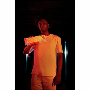 CHERRY XTRFY G80-386A Gaming Keyboard - Compact - Wired/Wireless Connectivity - USB Type A Interface - RGB LED - Nordic - 