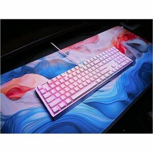 CHERRY XTRFY G80-3890 Gaming Keyboard - Full-size - Cable Connectivity - USB Type A Interface - RGB LED - Pan-Nordic - Whi